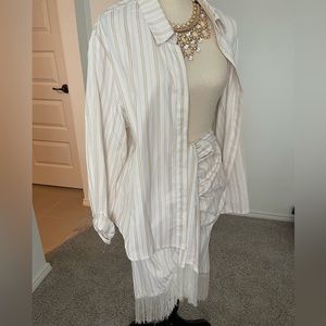 Women set skirt+blouse size 16